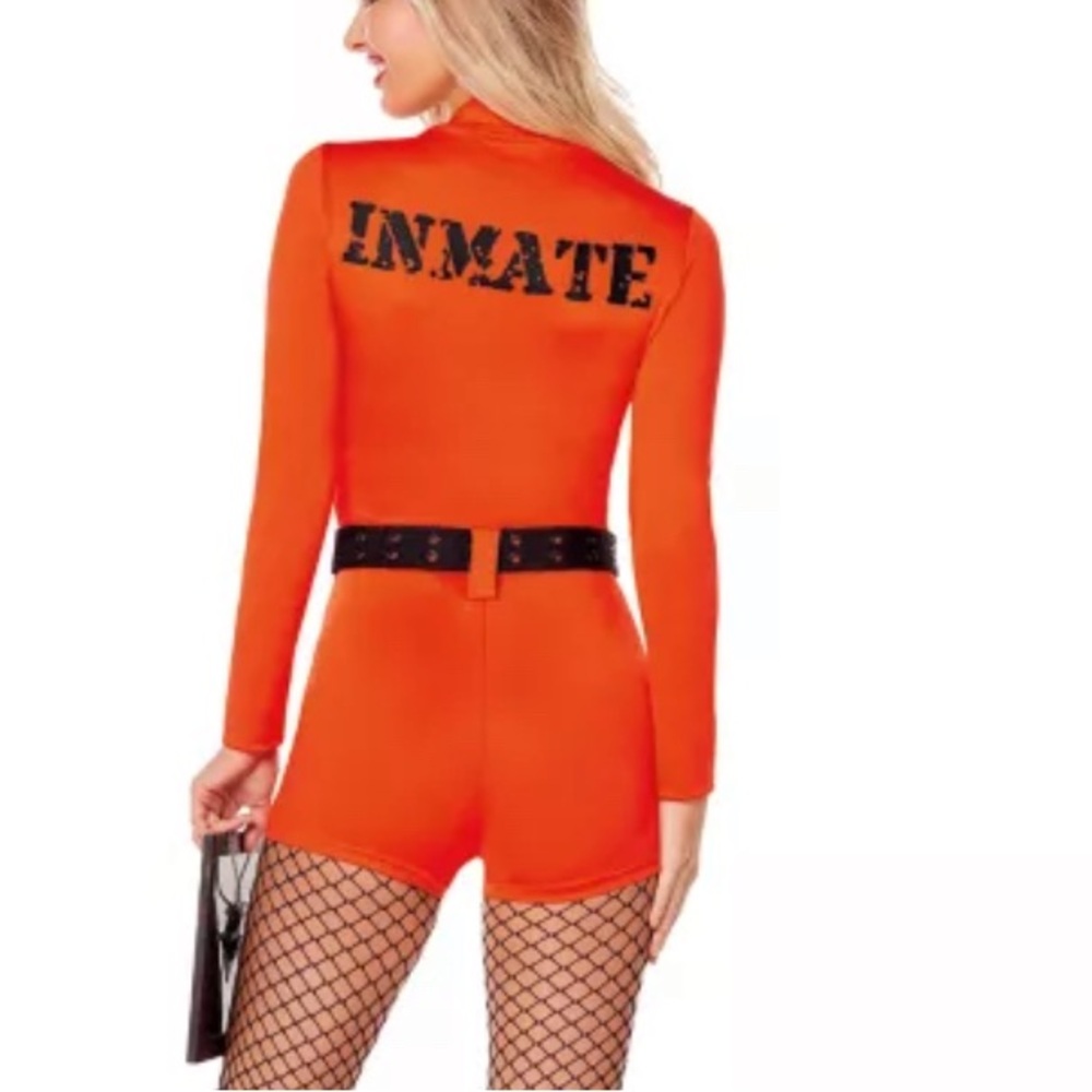 Spirit Vibrant Orange Costume with Black Accents